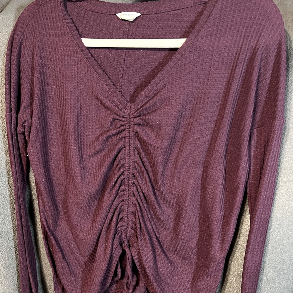 Cute center synched blouse